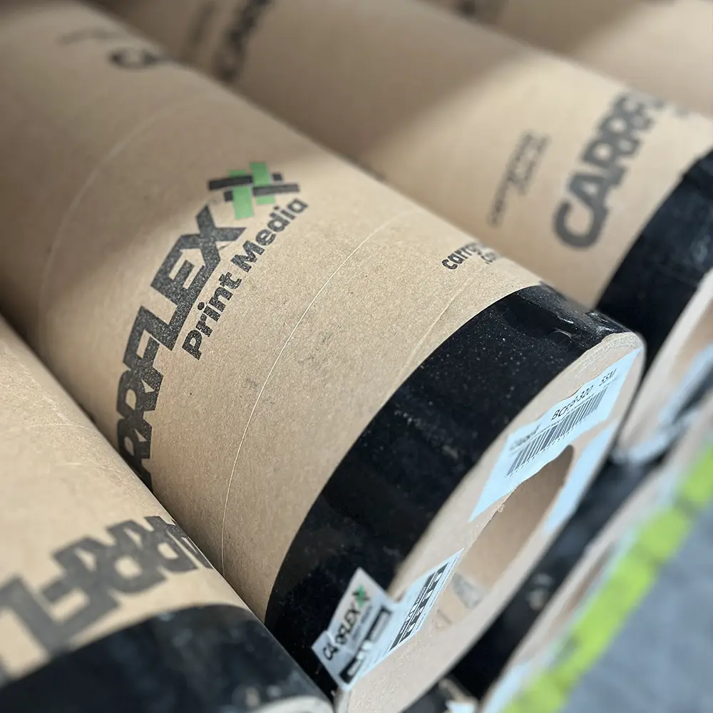carrflex print media rolls green